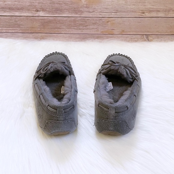UGG Dakota Milky Way Moccasin Slippers In Charcoal - Picture 6 of 8